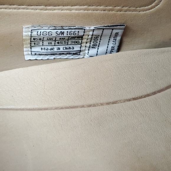 UGG brown leather men slip on shoes 12 - Picture 6 of 12